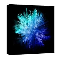 Canvas Wall Art Colorful Powder Canvas Prints Home Artwork Decoration for Living Room,Bedroom - 12x12 inches