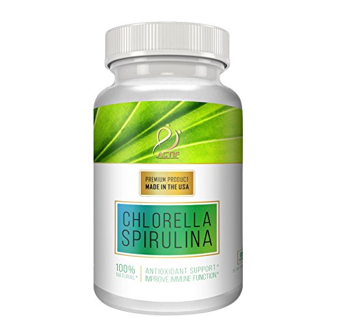 Spiruline Chlorella bio 100 % océan nettoyé - pressée à froid, Made in E.U.