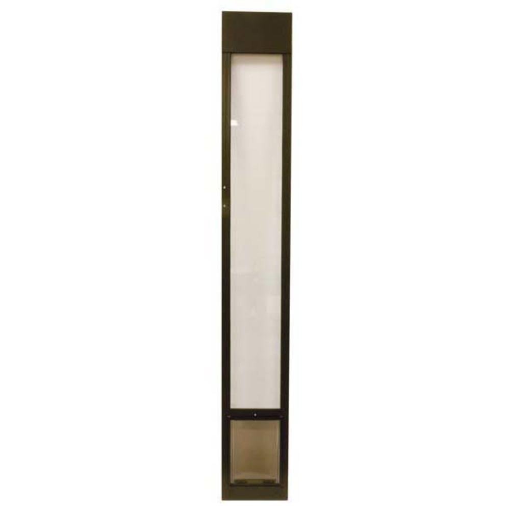 Photo 1 of PetSafe Deluxe Pet Panel Panels for Sliding Glass Doors 76-3/4 to 81 Tall, Medium, Bronze