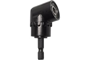 LOOTOOLS Right Angle Drill Driver 105 Degree Right Angle Drill Attachment Power Screwdriver Drill Adapter for Tight Spaces Quick Change Impact Drive and Magnetic Bit Socket