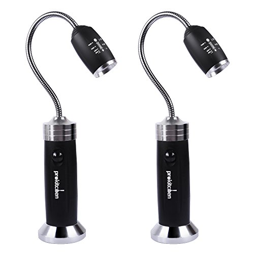 Adjustable BBQ Grill Light Set with Super Bright LED,Magnetic Base and Flexible Goose Neck for Lighting up Gas,Charcoal,Electric Grill- Outdoor Waterproof Barbecue Grilling Lights by Prokitchen,2-pack - Thumbnail 7