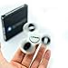 Spinfid EDC Fidget Spinner PREMIUM Quality Durable ABS Frame / NON 3D Printed / Ceramic Bearing for Long Spin Times, NEW 2017 Tri Spinner Ultra Smooth Surface Finish - 2 PACK (1 Black & 1 White)