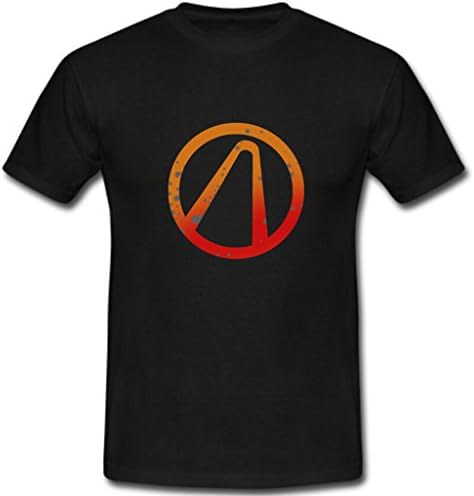 COY Print Borderlands Mens Cotton Crew Neck Slim Fit T-Shirt black xxl