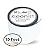 kleenist 2 inch x 10 Foot ThickSTICK Premium Dry Erase Glossy White Magnetic Strip Roll - Write on/Wipe Off - Home, Kitchen, Garage, and Chore Organization. 50% Thicker and Made in The USA