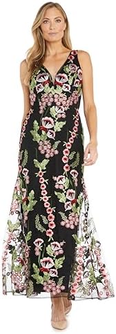 avec les filles women's floral-embroidered sheath dress floral lace mini dress Avec Les Filles Women's Sleeveless 3D Floral  Embroidery Mini Dress