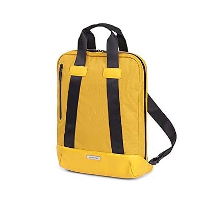 Moleskine Metro Backpack - Orange Yellow Color, Tablet & Laptop Compartment, Reflective Details, Daily Commute & Work Bag - View #5