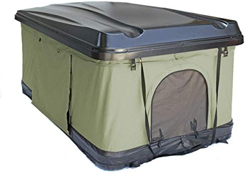 LJO Folding Roof Tent Universal For Cars Trucks Suvs Camping Travel -1-2 Person Tent (4 Season)