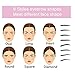 Eyebrow Stencils, Eyebrow Template, Eyebrow Shaping Kit, 8 Styles Reusable Eyebrow Stencil with Handle and Strap, Washable (Come with 2 Eyebrow Razor + 1 Eyebrow Pencil）