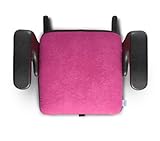 Clek Olli Backless Belt Positioning Portable and Compact Booster Car Seat with Latch, Flamingo