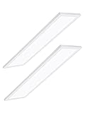 LEONLITE 1x4FT LED Flat Panel Light, Surface Mount