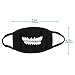 Mouth Mask,MagicFour Cotton Mask,Black Fashion Cool Anime Teeth Mouth Mask for Boys Girls
