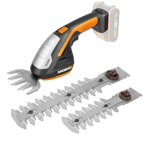WORX WG801E.9 Cesoie per erba e arbusti, senza batteria e caricabatterie