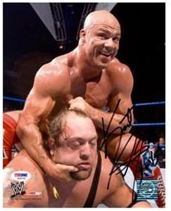 Amazon カート アングルwwfレスリングは8x10の写真を締結直筆サイン入りレスリング写真 並行輸入 Kurt スポーツ アウトドア