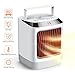 Space Heater Portable Heater Personal Heater Fan Electric Small Ceramic Heater for Office Bedroom Desk Home in Door Use,with Overheat Protection & Tip-Over Protection,7 colors light