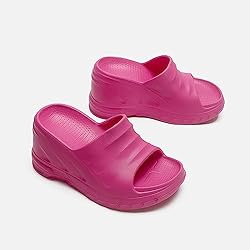 Arqa Marshmallow Wedge Sandals for Women Open Toe