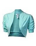J.TOMSON Womens Trendy Short Sleeve Bolero Cardigan