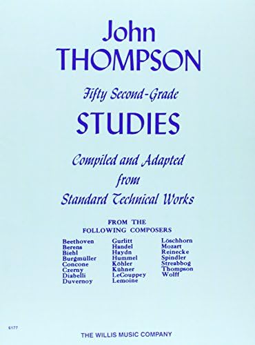 John Thompson's Modern Course For Piano: Fifty Second Grade Studies