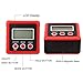 Aluminium Magnetic Digital Angle Finder Level Digital Angle Gauge, IP54 Dust and Waterproof Digital Inclinometer-Red (Red)