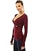 PattyBoutik Women's V Neck Buckle Sweater