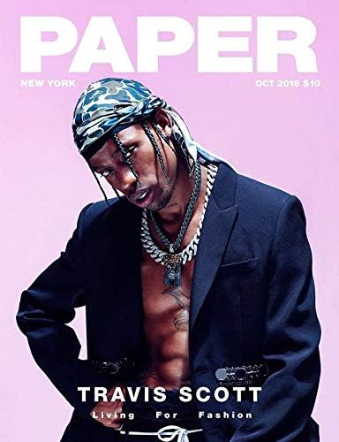 MOTIVATION4U Travis Scott, Jacques Berman Webster II, an American Rapper, Singer, Songwriter, and Record Producer 12 x 18 inch Poster