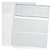 100 Blank Check Stock- Designed for Secure Computer Printed Checks with Quickbooks, Versacheck, and More - Blue Linen Pattern (100 Sheets)