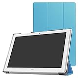 Acer Iconia One 10 B3-A40 / A3-A40 Slim Shell Case,Mama Mouth Ultra Lightweight PU Leather Standing Cover for 10.1