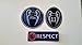 Real Madrid FC 2016-2017 Champions League Patch Set Uefa Champions Ball 2016, Respect + Trophy 11 of Honor Football Patches Soccer Jersey Badges by SportingID