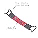TFY Security Hand-Strap for Smartphones - iPhone 5/5(S) - iPhone 6/6S (Plus) - iPhone 7/7 Plus - iPhone SE - Galaxy S5 / S6 / S7 / S7 Edge - Galaxy Note 3/4 / 5 / Mate 9 (Red)