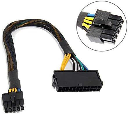 dezirZJjx Adapter Cable, dezirZJjx Replacement 24Pin Female to 10 Pin Male Adapter Cable for ATX Lenovo Motherboard,24Pin to 10Pin