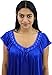 Venice Womens' Silky Looking Embroidered Nightgown 19N