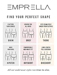 Emprella Ropa interior para mujer, paquete de 10 bragas de bikini elásticas de algodón para mujer