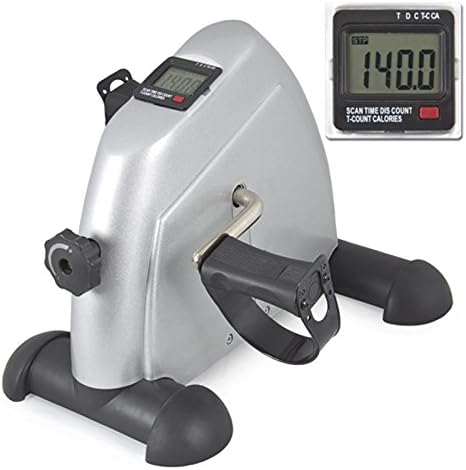 Mini Pedal Exerciser Bike Fitness Exercise Cycle Leg/arm w/ LCD Display Home Gym