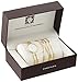 Anne Klein Women's AK/2236GBST Swarovski Crystal-Accented Gold-Tone Open-Bangle Watch and Bracelet Set