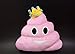 Pink Queen Poop Emoji Pillow Emoticon Stuffed Plush Toy Doll by WEP