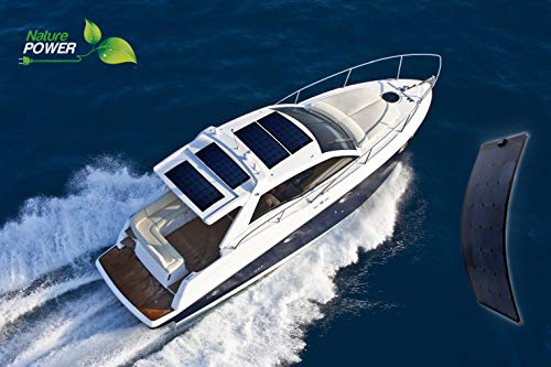 Nature Power 56703 50-watt Semi-Flex Monocrystalline Solar Panel for 12-volt Charging