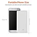 EasyAcc Slim Power Bank 10000mAh, QC Quick Charge 10000 Portable Charger, Ultra Compact External Battery, Lightweight Battery Pack for Android, Galaxy S8/S7,iPhone X/8/7 Plus and More - White