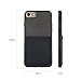 Sinjimoru iPhone 6s Case with Card Holder, Slim Card Wallet Case. Sinji Pouch Case for iPhone 6 Black