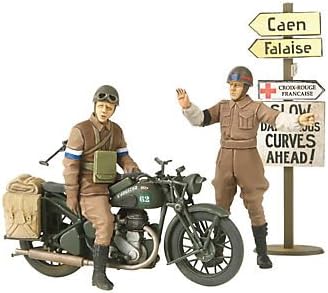 TAMIYA 300035316 WWII Brit.BSA M20 Krad./Mi.Polizei 1:35, Multicoloured, length 61 mm, width 22 mm