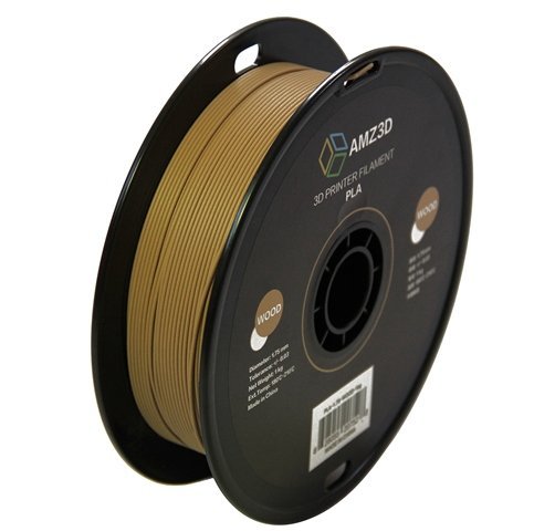 1.75mm Wood PLA 3D Printer Filament - 1kg Spool (2.2 lbs) - Dimensional Accuracy +/- 0.03mm