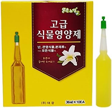 orchids, flowerpot, indoor &amp; outdoor liquid plant food, 36ml x 10pack