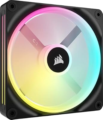 iCUE LINK QX140 RGB Cupola Magnetica da 140 mm Ventola - Nero