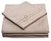 Cosy House Collection Everyday 1500 Series Bed Sheet Set - Ultra Soft & Cool Hotel Bedding - Deep Pocket - Wrinkle, Stain and Fade Resistant - 4 Piece Set (Full, Cream)