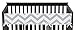 Sweet Jojo Designs Gray and White Chevron Zig Zag Long Front Rail Guard Baby Boy or Girl Teething Cover Protector Unisex Crib Wrap