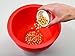 Joseph Joseph M-Cuisine Microwave Popcorn Popper Maker Bowl with Kernel-Filtering Lid Plastic Silicone Food Safe BPA-Free, Orange