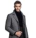 Men Cashmere Scarf Winter Knit Scarves by FULLRON - Warm & Long Black Scarf