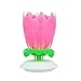 Multiple Color Rotation Music Birthday Candles (Pink)