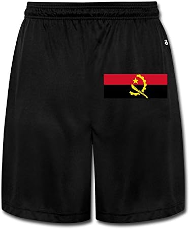 Flag Of Angola Men's Joke Performance Short Pants Colornam