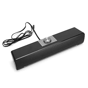 Luidspreker, multimedia-notebookluidspreker met klein formaat voor kantoor(black)