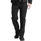 FREE SOLDIER Men's Tactical Pants Fleece Lining Pants for Winter Skiing Hiking Upgraded Style