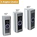 CAVN Angle Mount Compatible with Ring Video Doorbell Pro (Can Create 15/30 / 45 Degree), Replacement Adjustment Mounting Plate Bracket Wedge Corner Kit with Screwdriver and Screws